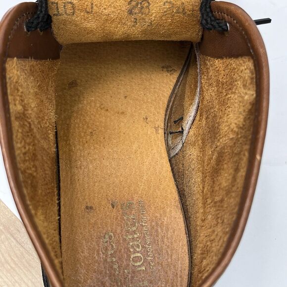 Original Bates Floaters Brown Leather Lace Up Ankle Chukka Boots Men’s Size 10 - Picture 14 of 14
